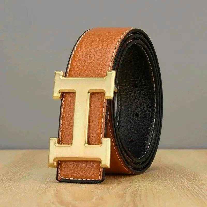 Hermes-style Signature H Buckle Belt(M) - ASCHIEF
