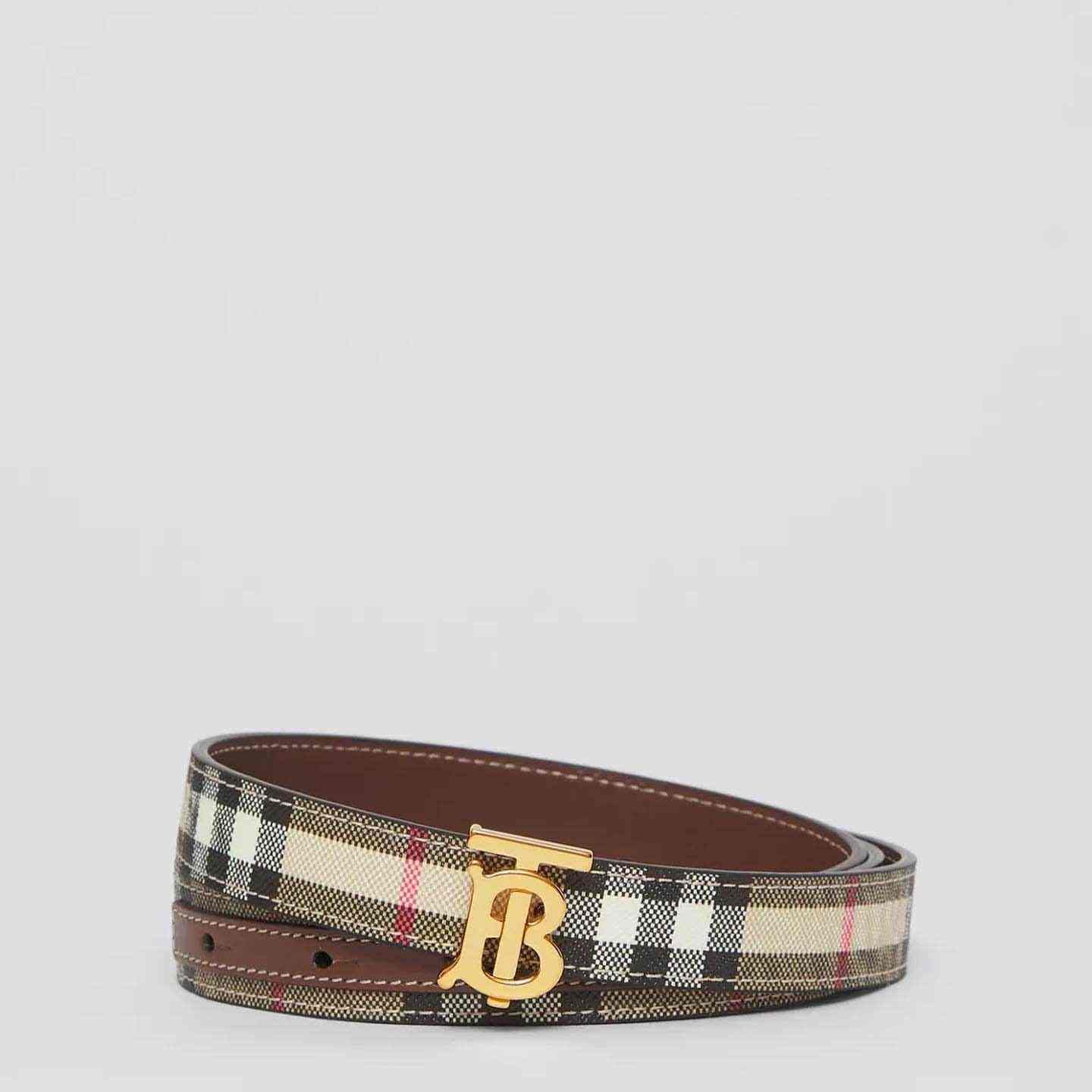 Burberry Reversible Belt – Duo Identity in Plain Disguise(M) - ASCHIEF