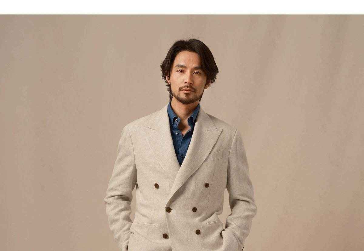 Cultum Linen Tailored Trousers Beige (M) - ASCHIEF