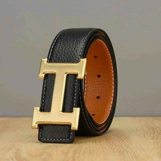 Hermes-style Signature H Buckle Belt(M) - ASCHIEF