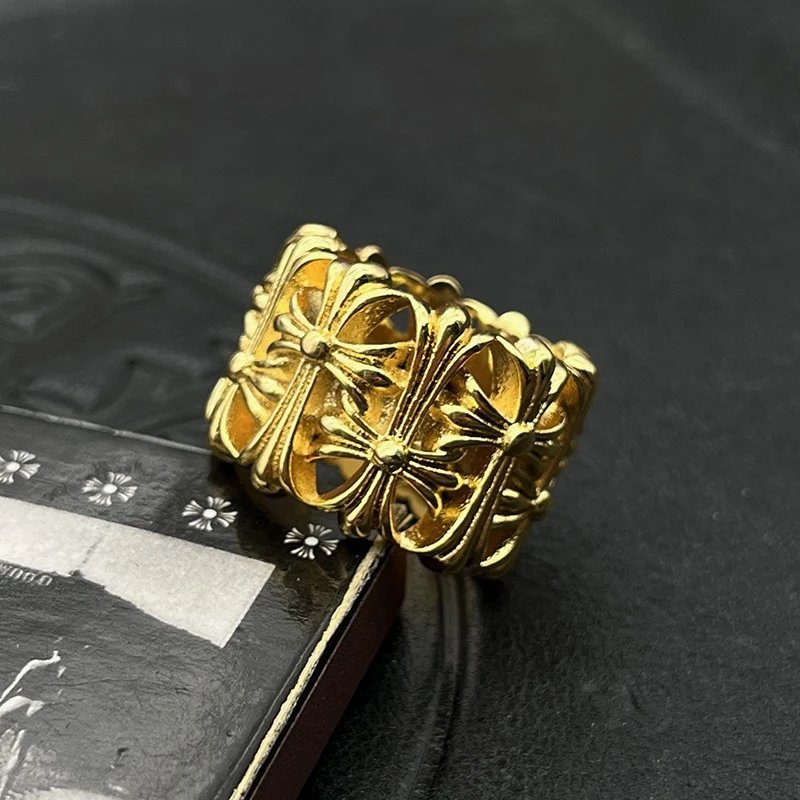 Chrome Hearts Cross Band – Oath Relic in Forged Gold
(U) - ASCHIEF