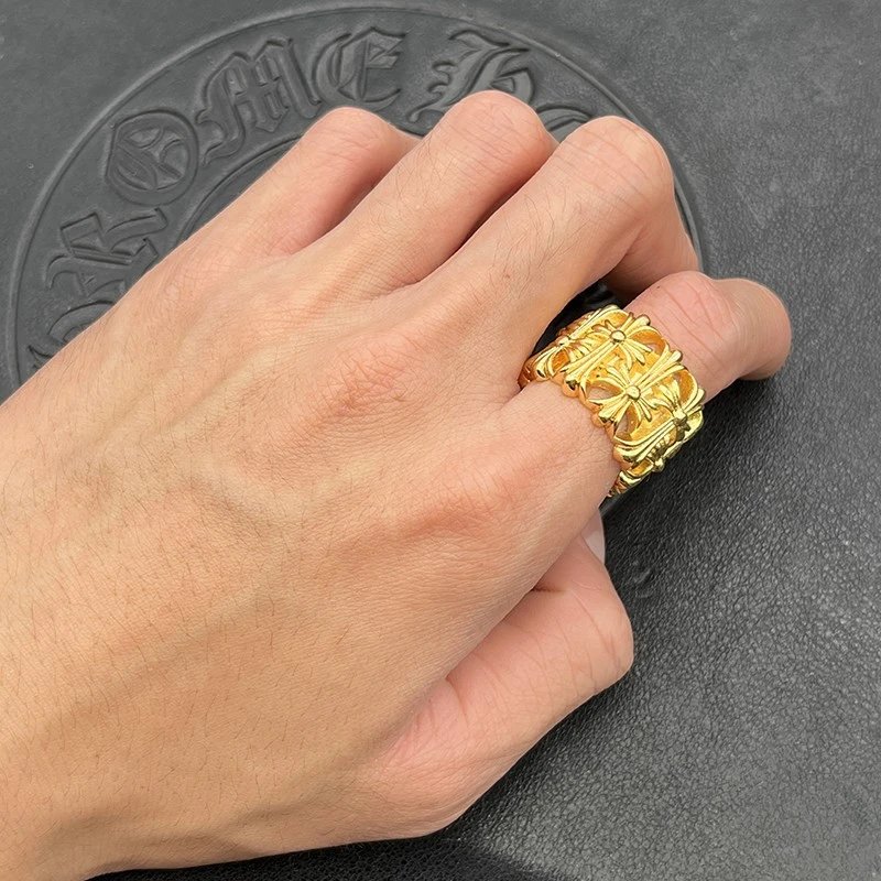 Chrome Hearts Cross Band – Oath Relic in Forged Gold
(U) - ASCHIEF