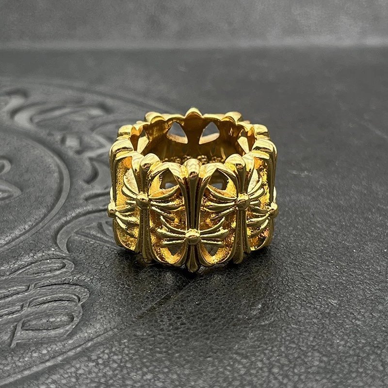 Chrome Hearts Cross Band – Oath Relic in Forged Gold
(U) - ASCHIEF