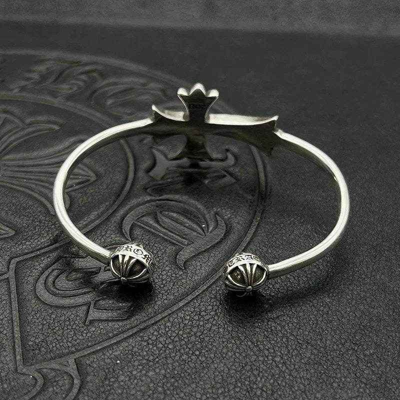 Chrome Cross Cuff – Worn by the Faithless Chosen Bracelet(U) - ASCHIEF
