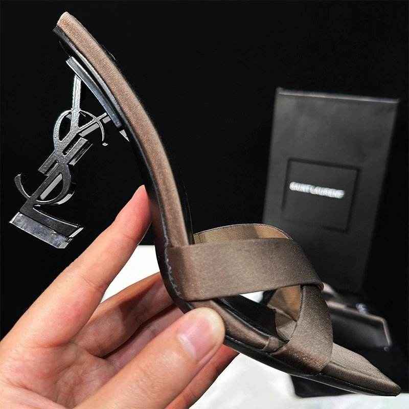 Saint Laurent Élégance YSL Iconic Stiletto Heels(W) - ASCHIEF