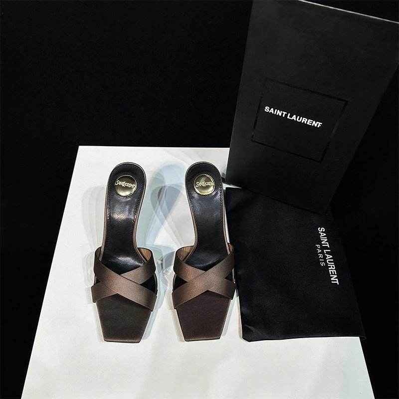 Saint Laurent Élégance YSL Iconic Stiletto Heels(W) - ASCHIEF