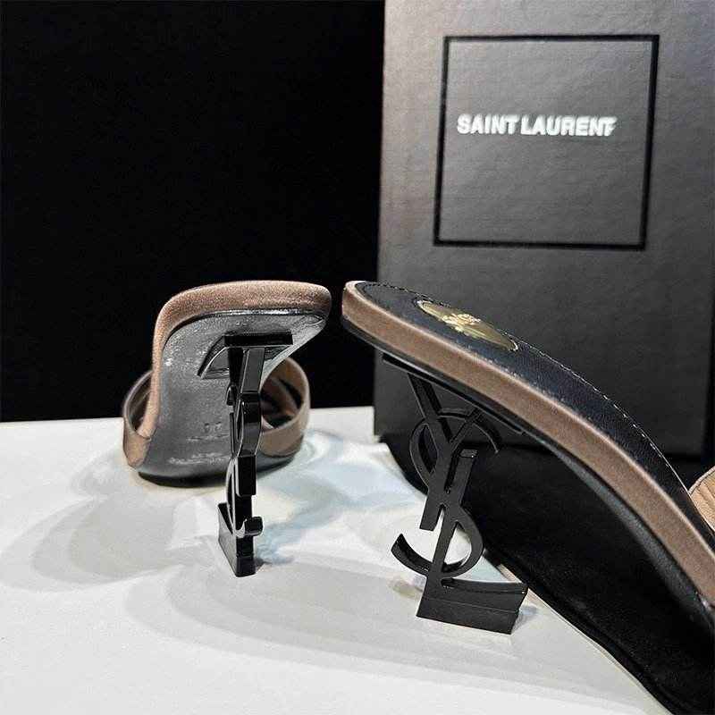 Saint Laurent Élégance YSL Iconic Stiletto Heels(W) - ASCHIEF