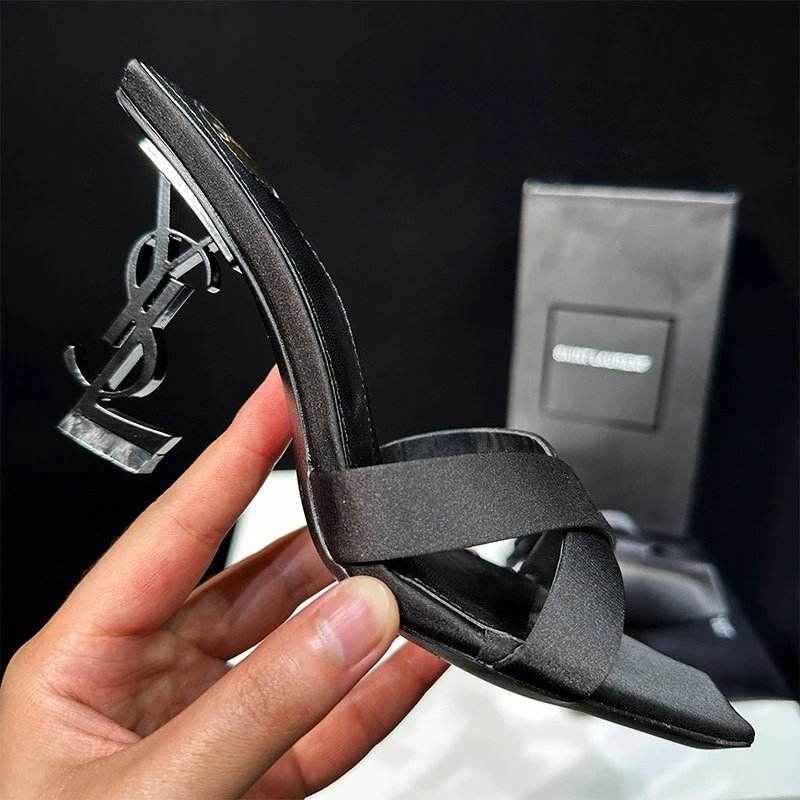 Saint Laurent Élégance YSL Iconic Stiletto Heels(W) - ASCHIEF